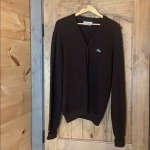 Vintage Lacoste Cardigan Sweater
